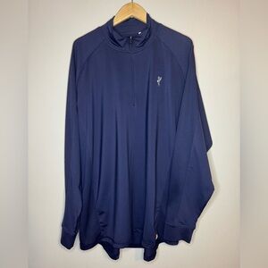 Ashworth Quarter Zip Pullover Mens XL